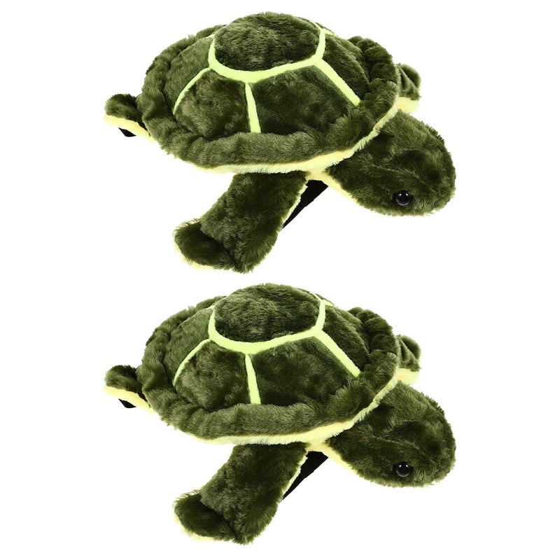 Lurrose 2pcs Animal-shaped Soft Plush Skiing Protective Cushion for Adults Outdoor Sports Winter Knee Guards - Image 1