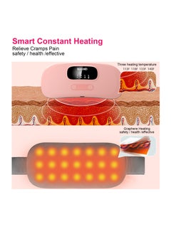 Relax Smart Wireless Heating_pad for Menstrual Cramps Relief, Electric Abdominal Heating Pad, Electric Abdominal Heating Pad with 3 Temperature  - Image 5