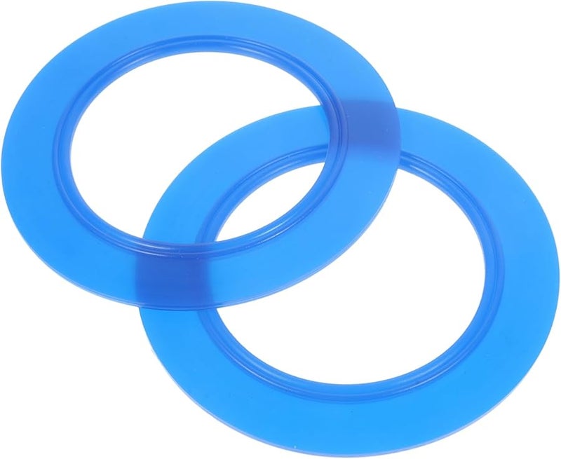 2 قطعة عالمية خاتم استبدال صمام دافق خزان المرحاض من السيليكون سهل التركيب - Image 1