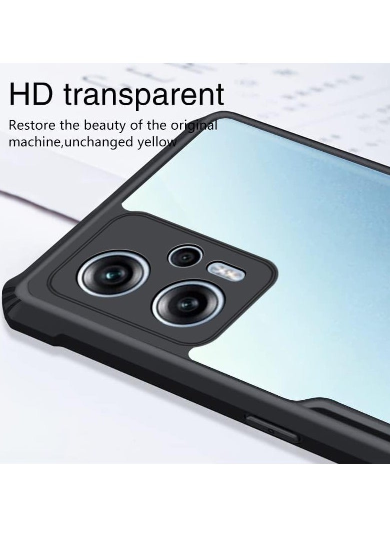 Mobile Phone Case Cover for Motorola Moto G13/G23 4G, Ultra-Thin Lightweight Cover Soft TPU Bumper + Acrylic Clear Back Case Cover - Image 2