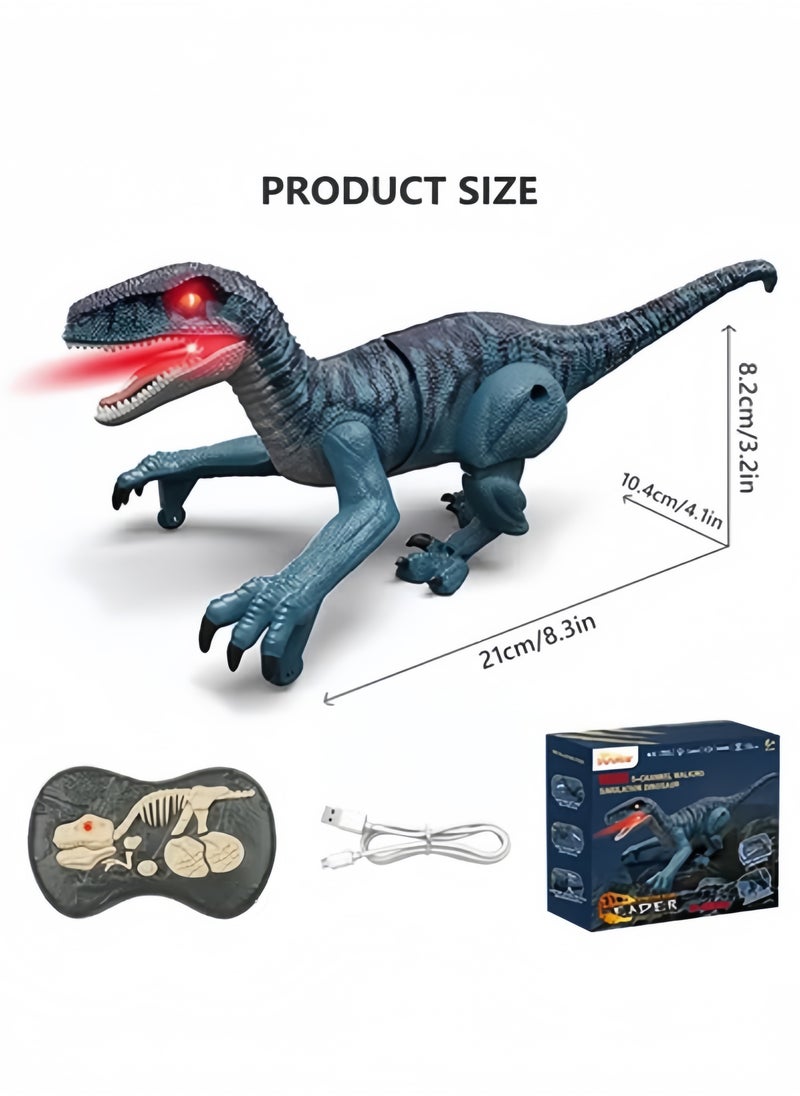 GGEROU Remote Control Dinosaur with Lights, Walking, Roaring, Twist, Dinausore Remote Control Toy, Dinosaur for Children Boys Girls 3 4 5 6 7 8 9 Years Old  - Image 2