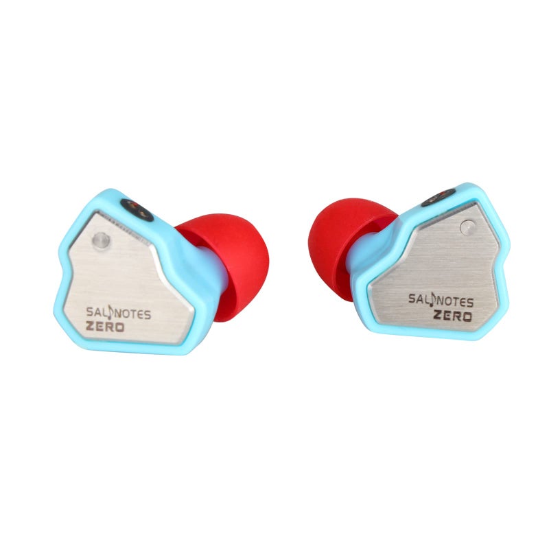 Linsoul سماعة أذن Linsoul 7Hz Salnotes Zero HiFi مع سائق ديناميكي 10 مم مع غشاء مركب معدني وواجهة من الفولاذ المقاوم للصدأ وكابل OFC قابل للفصل 2Pin (أزرق، بدون ميكروفون) - Image 3