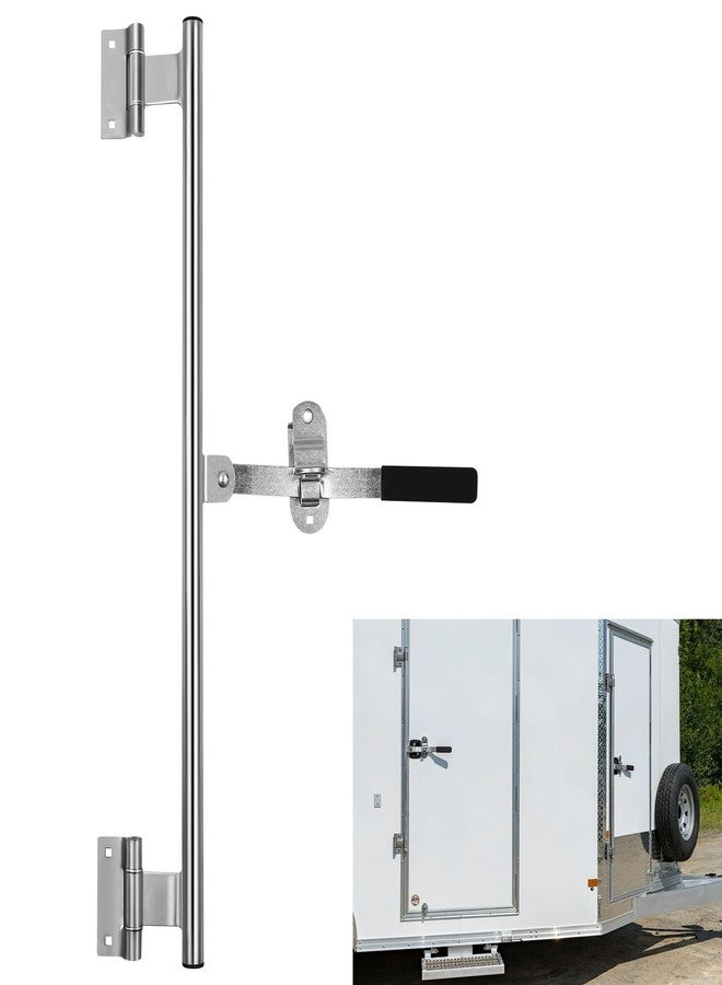 JY PERFORMANCE 36'' Trailer Swing Door Hinged Cam Bar Lock Assembly Side Door Enclosed Trailer - Image 1