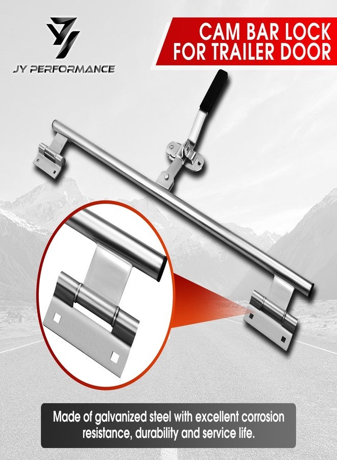JY PERFORMANCE 36'' Trailer Swing Door Hinged Cam Bar Lock Assembly Side Door Enclosed Trailer - Image 4