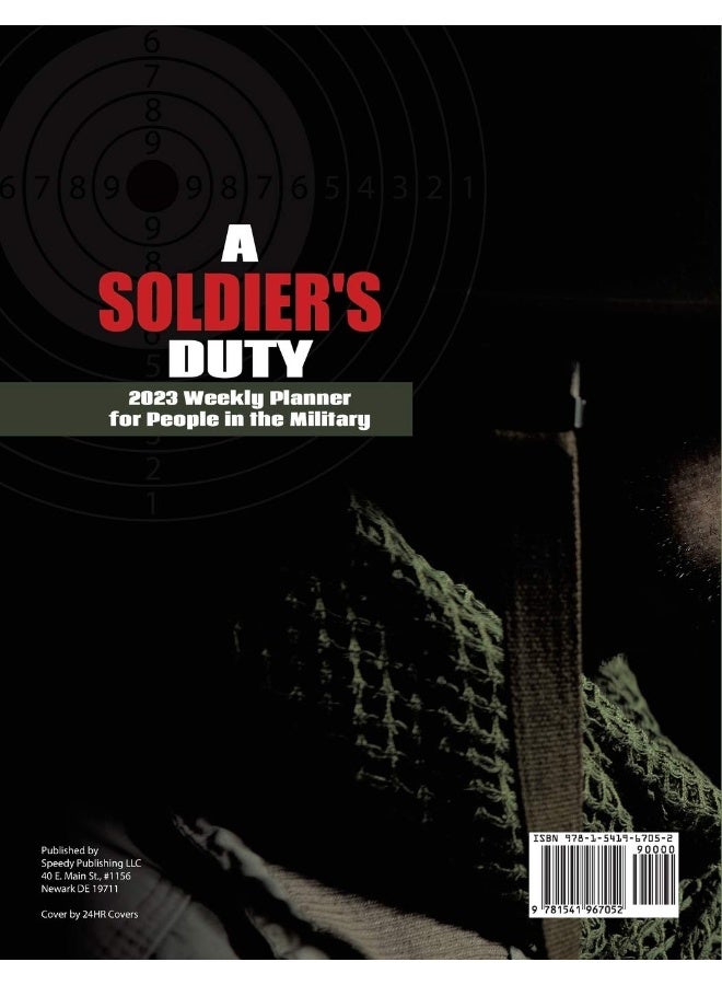 A Soldier's Duty: 2023 Weekly Planner for People in the Military - Image 2
