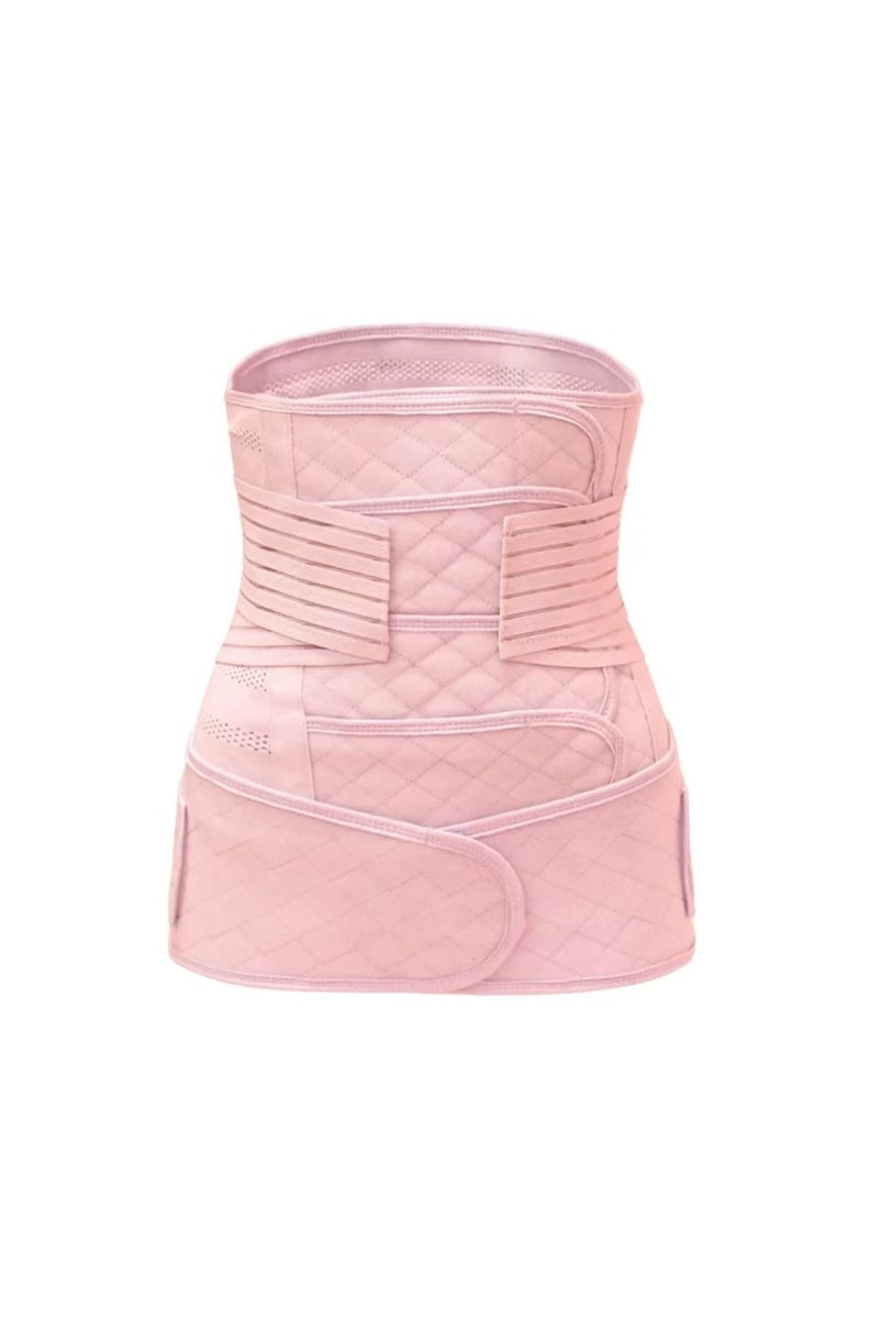 Four in one postpartum support strap in pink - Image 1