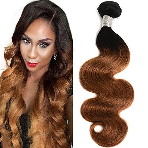 AUTTO Brazilian Human Hair Bundles Body Wave Human Hair Single Bundle 10inch 100% Unprocessed Virgin Human Hair Body Wave Raw Quick Weaves Deals Natural Black - Image 1