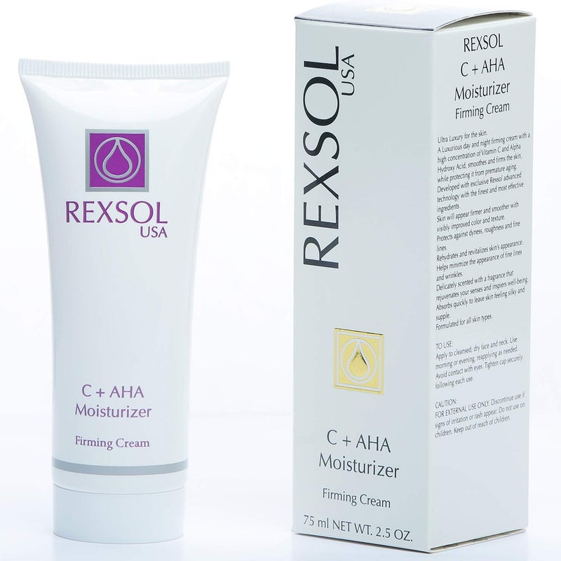 REXSOL C + AHA Moisturizer Firming Cream (75 ml / 2.5 fl oz) - Image 1