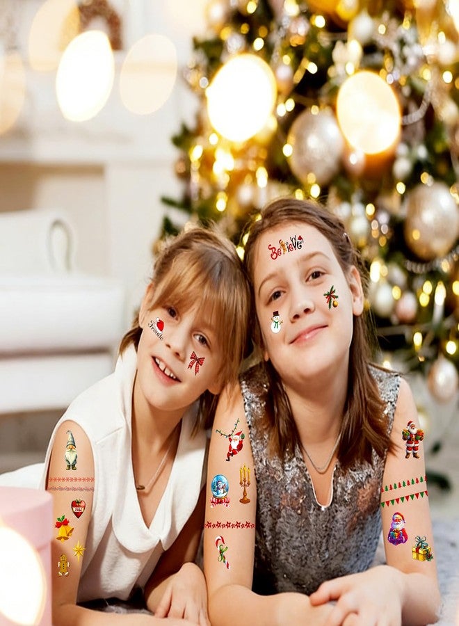 Airnogo 150 Pcs Christmas Tattoos for Kids - Stocking Stuffers for Kids, Christmas Party Favors for Girls & Boys, Temporary Tattoos Stickers, Xmas Party Supplies - Image 3