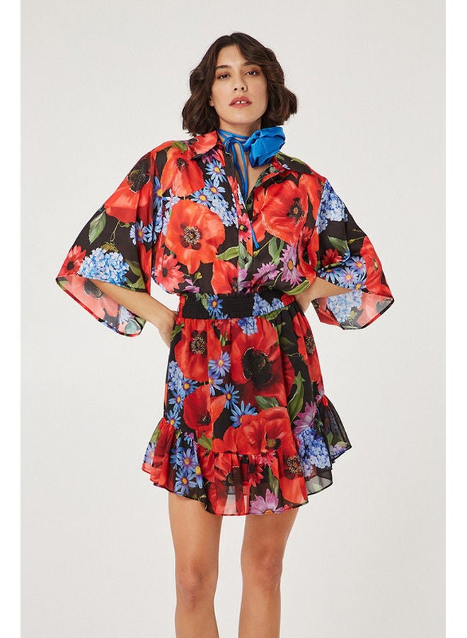 BSB Satin floral shirt - Image 3