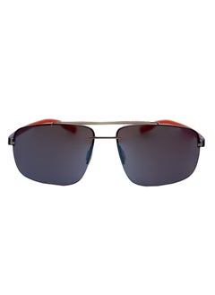 Rimless Men Rectangular Sunglass - HB0608/S 6KSXT - Lens Size: 64 mm - Blue with Red - pzsku/ZC49DF333E925C5C2CB1AZ/45/_/1733568076/f36e11a8-a28a-41c9-8e76-baa7131e644a