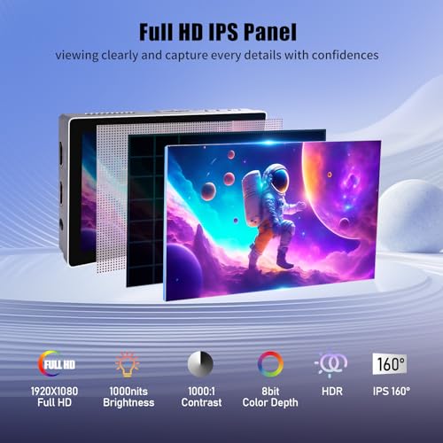FEELWORLD P6X 55 DSLR Video Monitor Bundle with 1000nits UltraBright Screen 4K HDMI Input 3D LUT Support Aluminum Build Battery Carry Case for OutdoorIndoor Shooting - Image 3