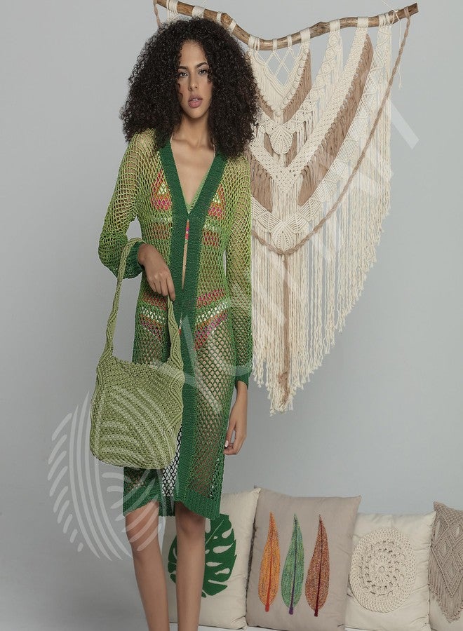 YarnArt Flowers Moonlight - Gradient Cotton Acrylic Yarn with Metallic Lurex, 9.17oz (250g), 1093 Yards - Shiny, Multicolor Cake Yarn for Crochet, Knitting, Shawls & DIY Projects (3254) - Image 5