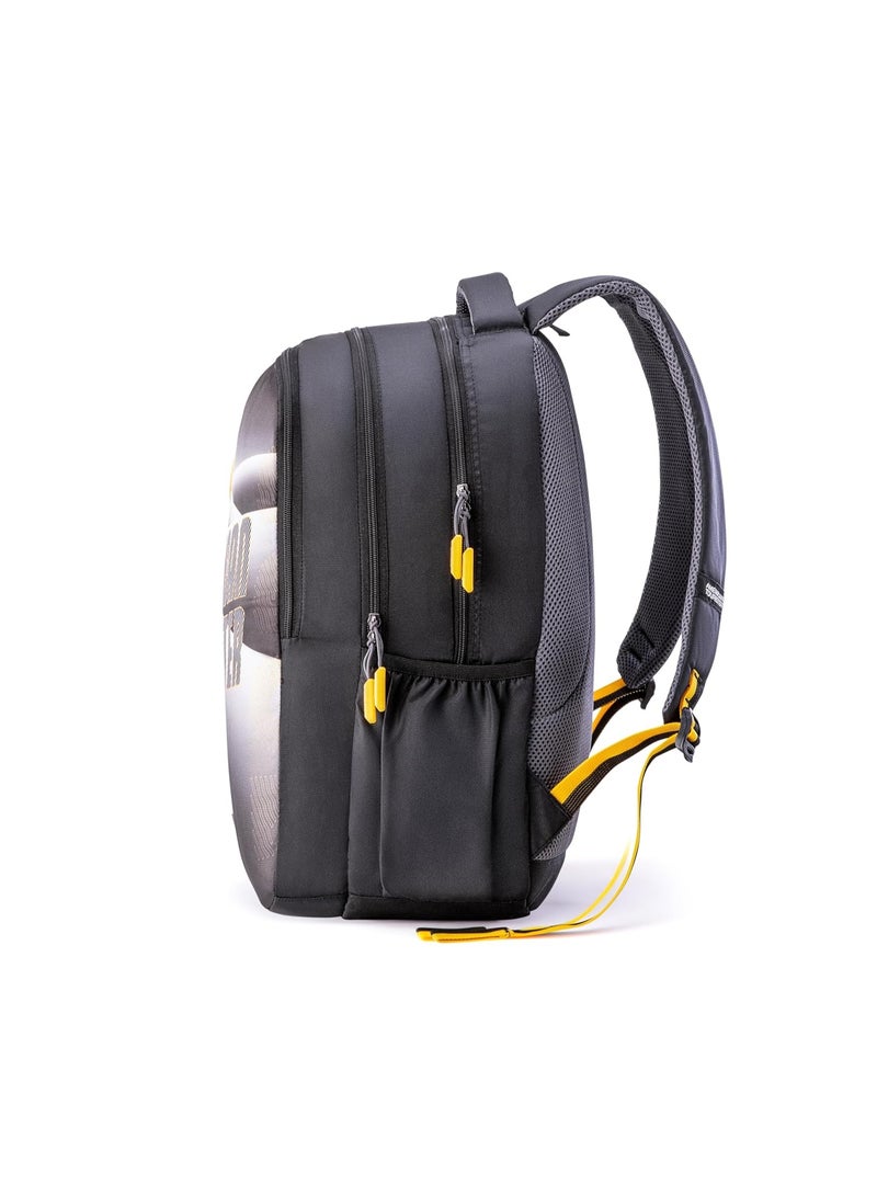 American Tourister Nexa Style 03, Large 3 Compartment Backpack, 32L with Spacious Interiors Bags For School, Office, College, Gift For Men & Women - Black - Image 4