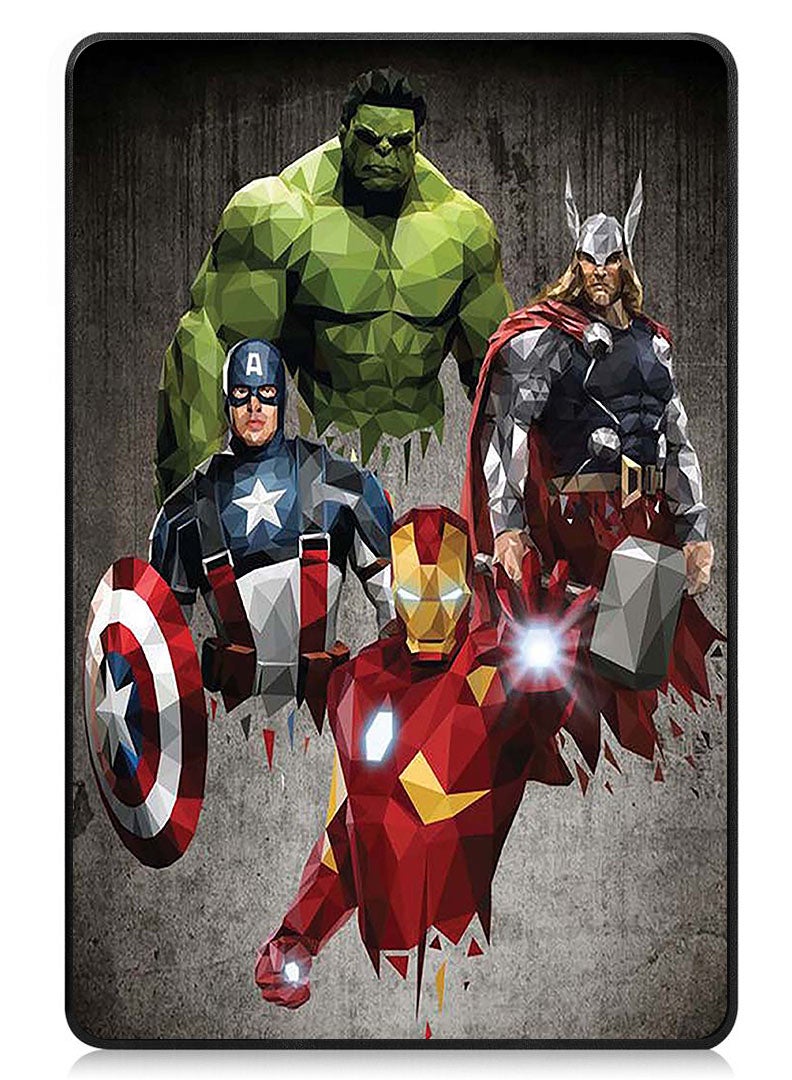 Theodor Protective Flip Case For Apple iPad Pro 13 (2024) With Trifold Stand Auto Wake Sleep Shockproof Cover Avengers 1 - Image 1