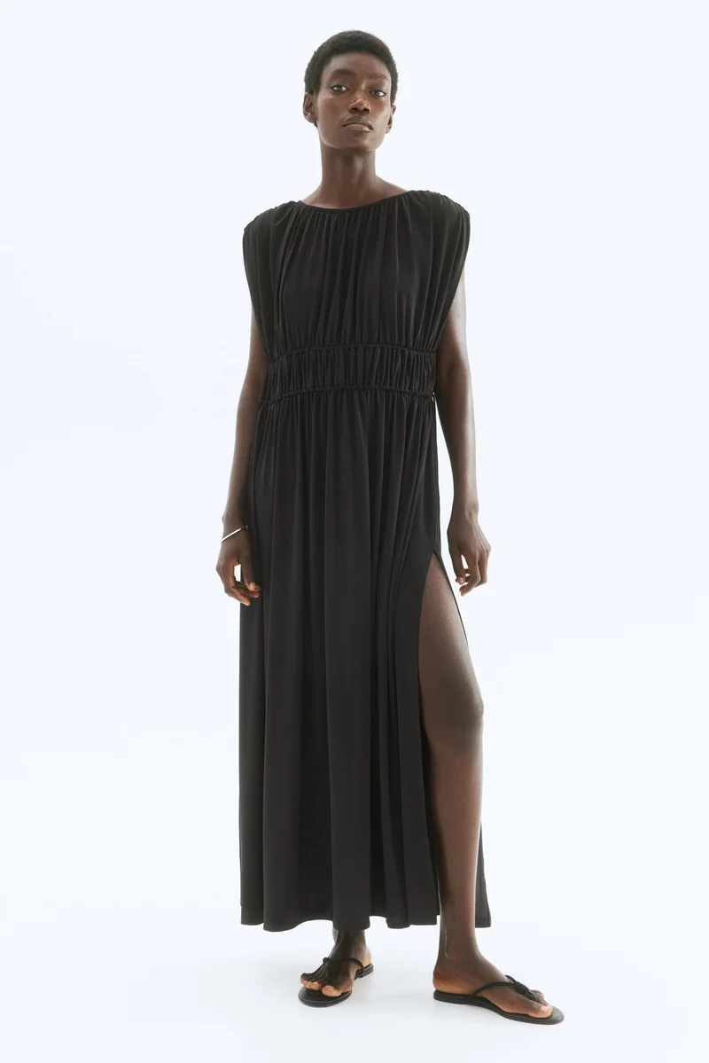 H&M Draped drawstring dress