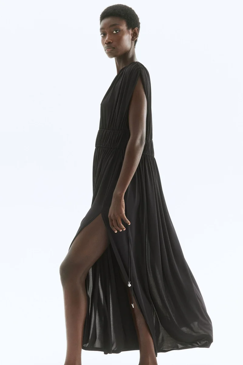 H&M Draped drawstring dress