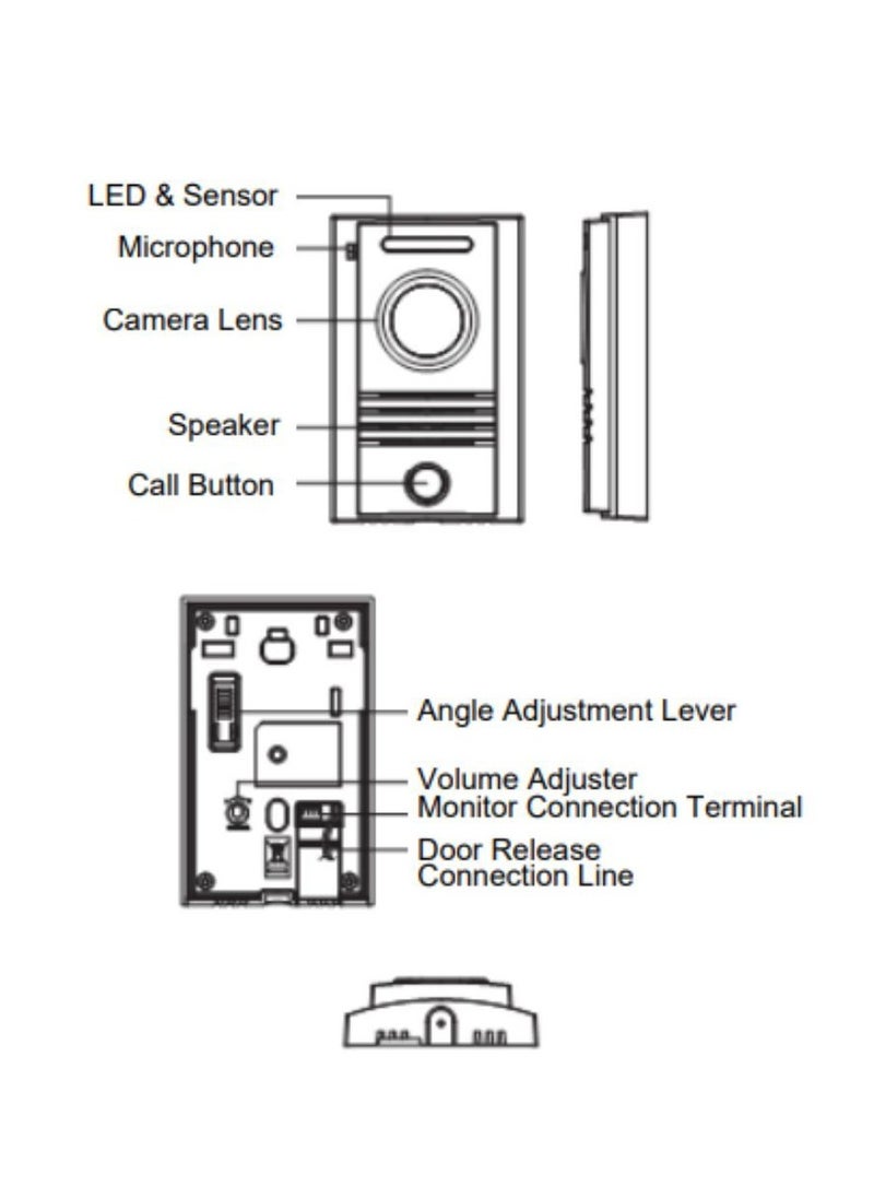COMMAX - Commax Door Camera For Intercom DRC-40K - Image 1