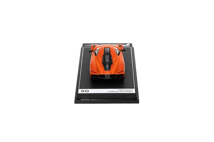 PosterCars - 1:64 Scale Koenigsegg Jesko Absolut Sweet Madarin Hypercar League Collection No.5 - Image 2