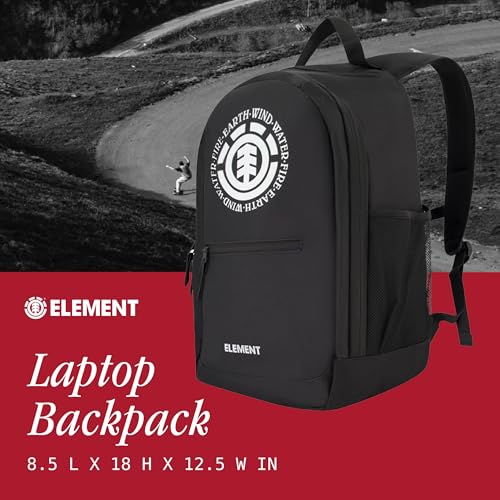 Element Backpack, 15 Inch Laptop Bag, Padded Computer Bag for Commute or Travel, Black - Image 2
