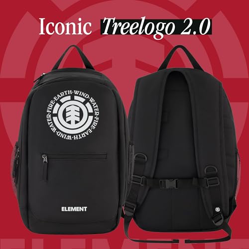 Element Backpack, 15 Inch Laptop Bag, Padded Computer Bag for Commute or Travel, Black - Image 3