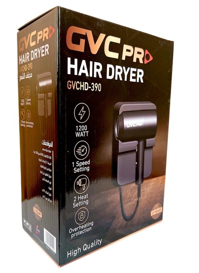 جي في سي برو - مجفف حمام فنادق  GVCHD-390 GVC PRO - Image 1