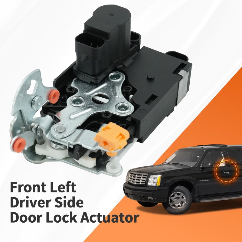 Blycorul Front Left Door Lock Actuator Compatible with 2000-2007 Cadillac Escalade Chevy Silverado Suburban Tahoe GMC Sierra Yukon, Door Latch Assembly Replaces 931-318, 15110643 - Image 4