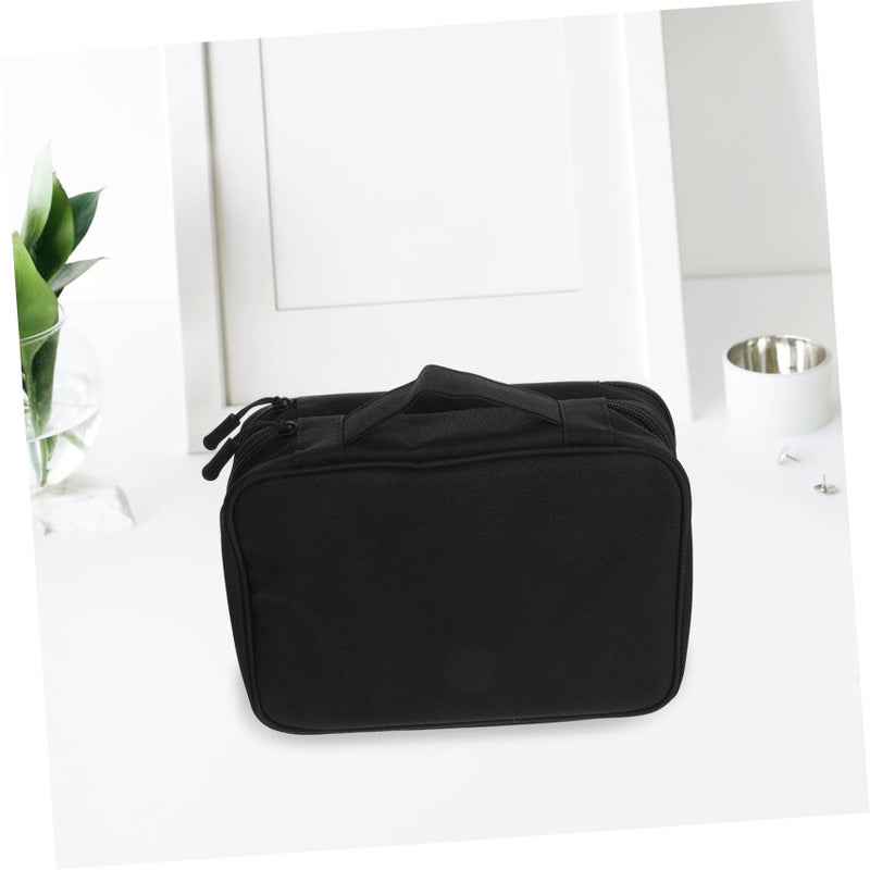 Pink Travel Electronics Organizer Case For Earphones Cables Chargers - Image 4