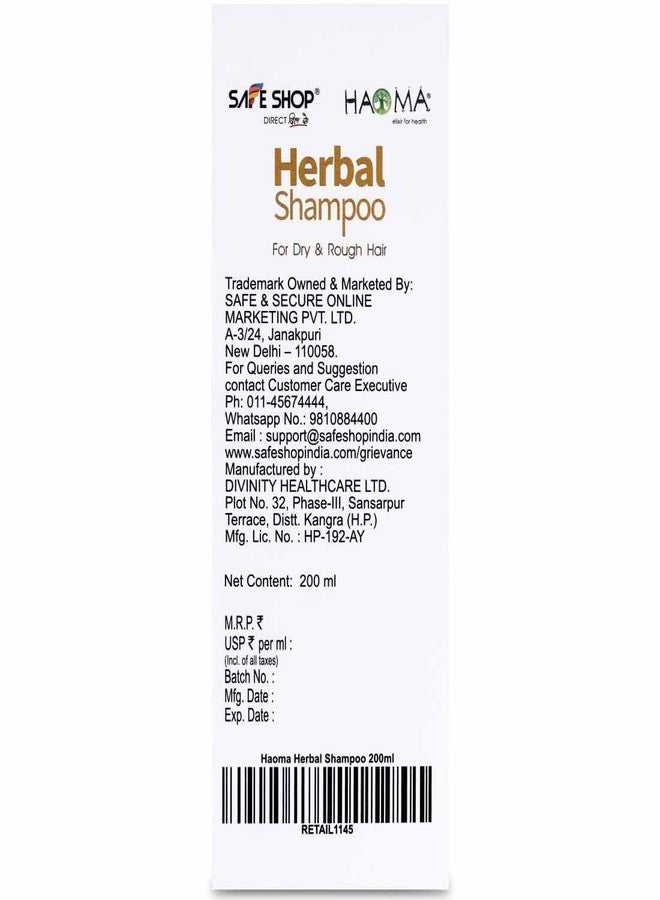 Haoma Herbal Shampoo Combo 200ml (Pack of 2) - Image 5