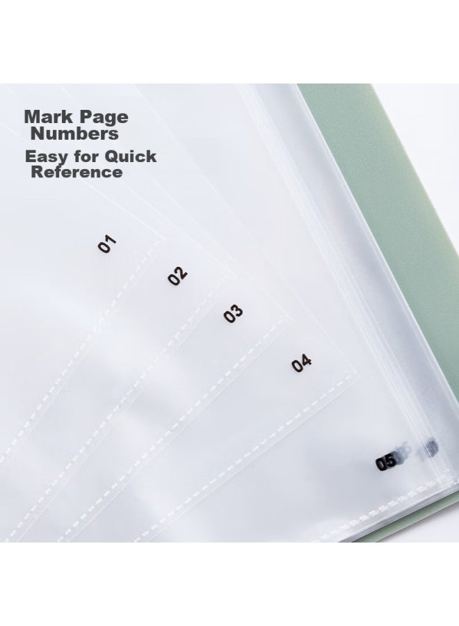 Nusign A4/30-page Colorful File Folder With Plastic Back Strip Design, Office Stationery, Random Color Ns167 - Image 5