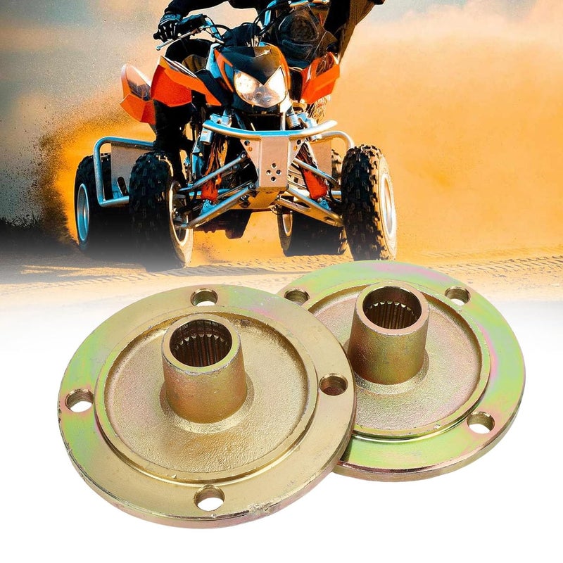 Acouto Go Kart Wheel Hub Shaft 25mm 24T 4 Heavy Duty Steel Alloy Hub with Galvanized Surface for ATV Quad Bike Drift Trike - Image 4