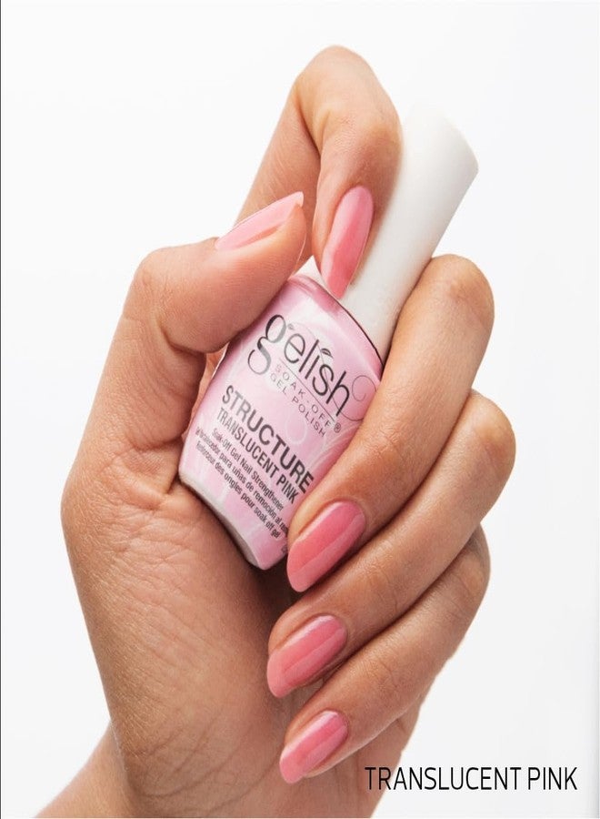 Gelish Brush On Structure Gel - Self-Leveling, Building and Strengthening Nails, Ideal for Sculpting, Enhancing Gel Manicures, and Achieving a Durable, Long-Lasting Finish (Translucent Pink) - Image 4