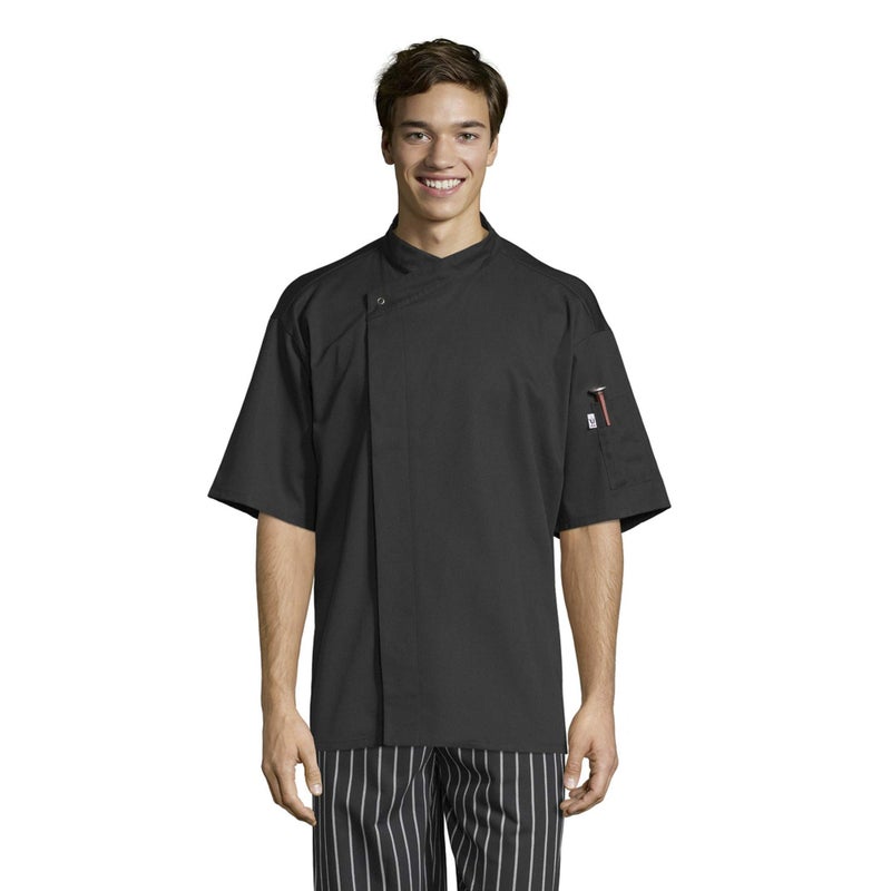 Uncommon Threads Unisex Calypso Chef Coat, Black, X-Small - Image 5