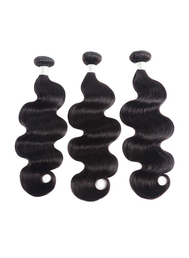 NIBEMINENT Body Wave Human Hair Lace Closure Black 10inch