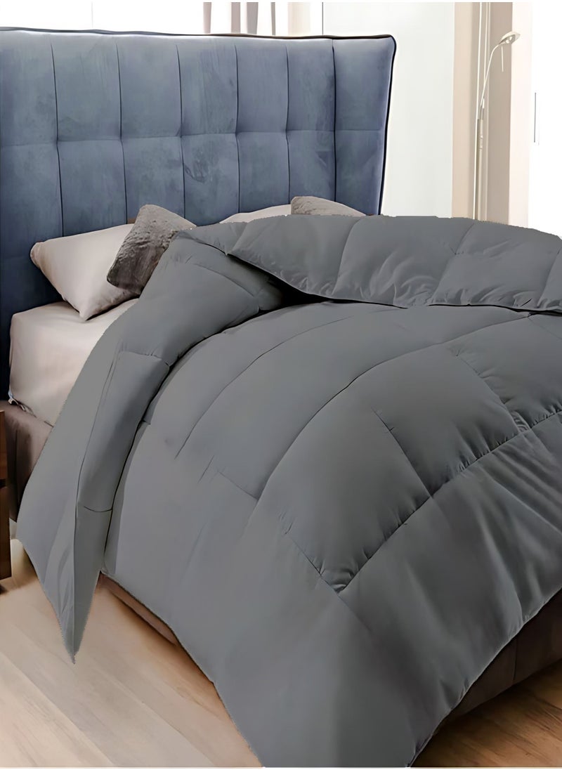 MAXQON Duvet Insert Single | Queen | King Sizes, Color Grey  - Image 2