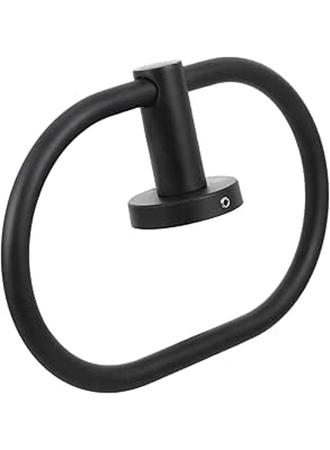 Modern Rotating Towel Holder Wall Mount Easy Install Bathroom Space Saving Rack - Image 1