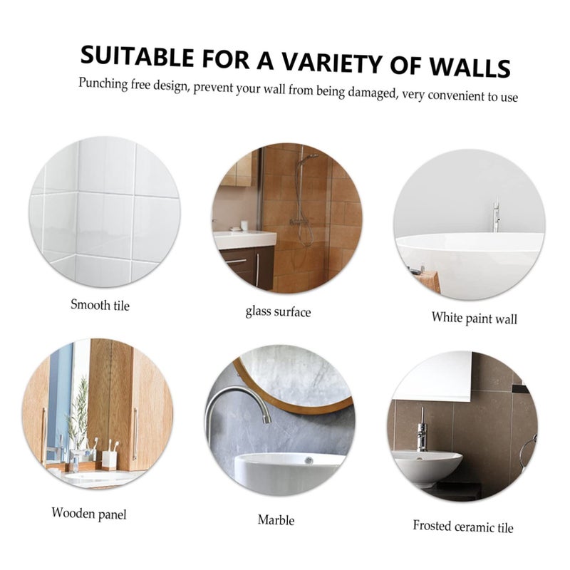 Modern Rotating Towel Holder Wall Mount Easy Install Bathroom Space Saving Rack - Image 5