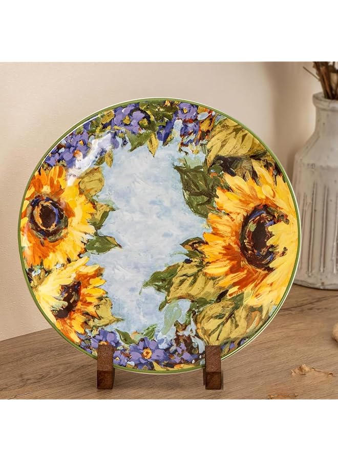 إيروريكس حامل أطباق خشبي لكتب الطبخ، حامل عرض 6 بوصات، حامل أطباق لعرض إطار الصورة المزخرف، حاملات أطباق علوية لعرض الصورة - Image 4