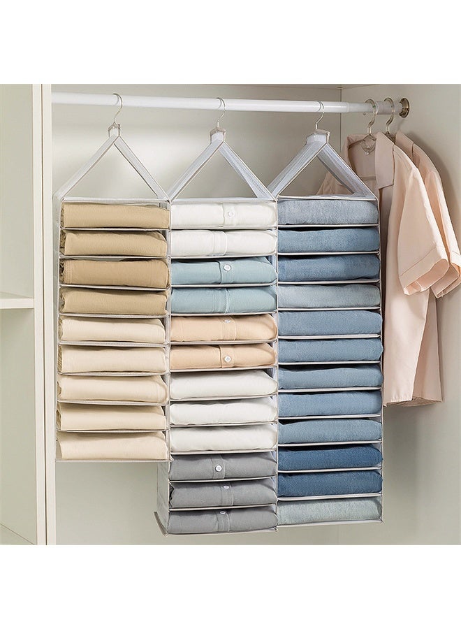 HOMESTAR 12-Shelf Hanging Closet Organizer, Hanging Storage Organizer, Wardrobe Hanging Organizer - Image 2