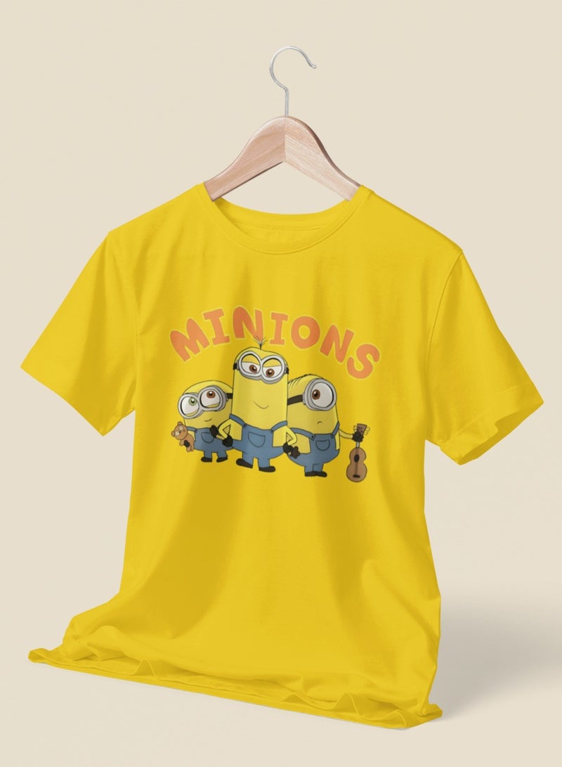 ZOOM Minions Banana Time T-Shirt for Toddlers and Kids 
