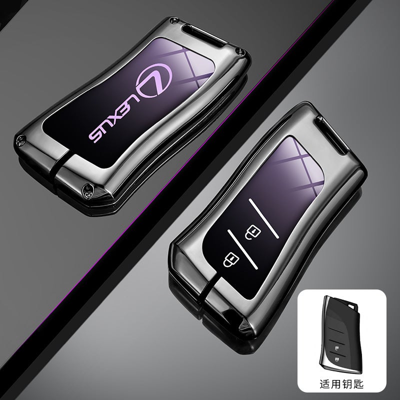 LEXUS Premium Zinc Alloy Metal Key Case Cover for Lexus ES200 ES300h RX350h RX300 NX200 Keychain - Image 1
