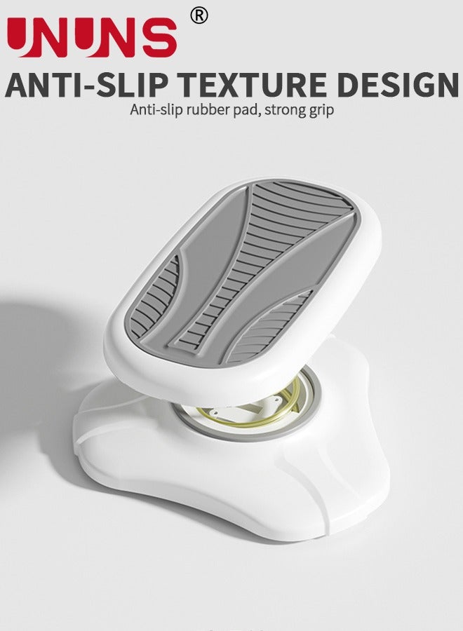 UNUNS Foot Rest For Under Desk,2PCS Spring-loaded Foot Stool Footrest,Ergonomic Footrest For Office Chair With Massage Surface,Foot Stool For Office Chair Home Travel Back Leg Pain Pressure Relief - Image 4