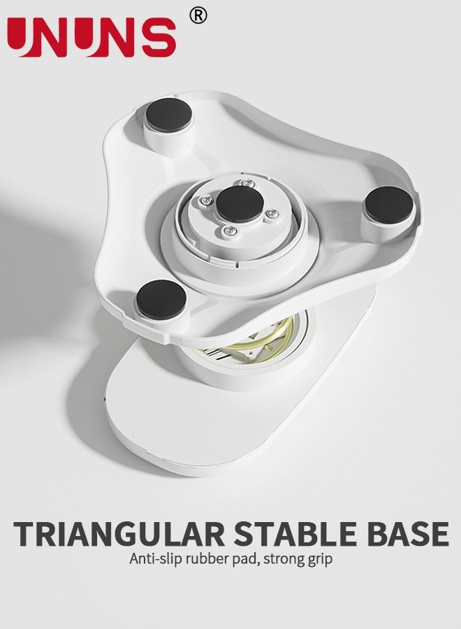 UNUNS Foot Rest For Under Desk,2PCS Spring-loaded Foot Stool Footrest,Ergonomic Footrest For Office Chair With Massage Surface,Foot Stool For Office Chair Home Travel Back Leg Pain Pressure Relief - Image 3