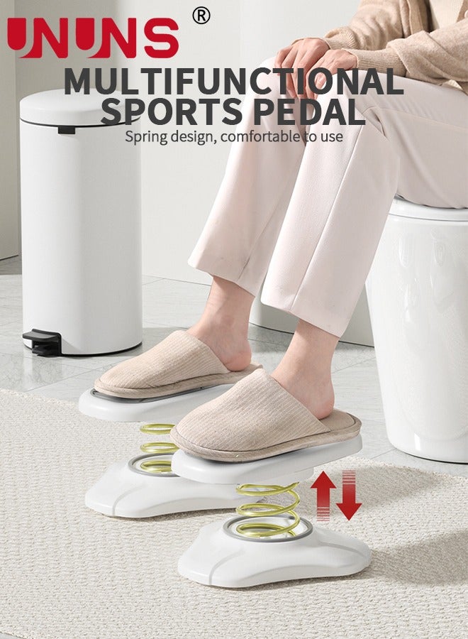 UNUNS Foot Rest For Under Desk,2PCS Spring-loaded Foot Stool Footrest,Ergonomic Footrest For Office Chair With Massage Surface,Foot Stool For Office Chair Home Travel Back Leg Pain Pressure Relief - Image 2