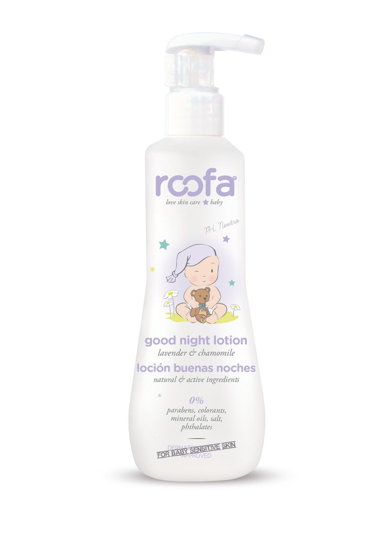 Roofa Spain Roofa Spain Good Night Baby Lotion with Lavender & Chamomile 200ml 