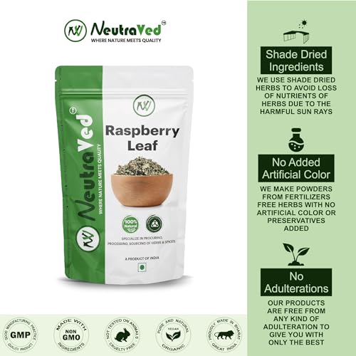 NeutraVed Raspberry Tea | Organic Raspberry Leaf Tea Collected from the Himalayan Belt Forest | Support the Female System - 50g - Image 3