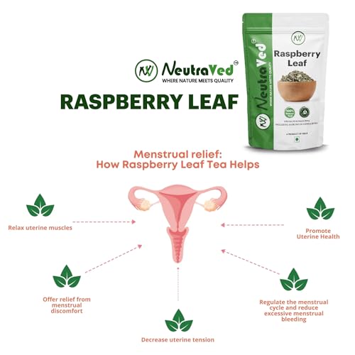 NeutraVed Raspberry Tea | Organic Raspberry Leaf Tea Collected from the Himalayan Belt Forest | Support the Female System - 50g - Image 5