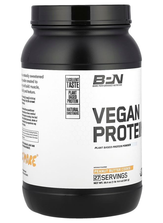 BPN Vegan Protein Peanut Butter Cookie 1 lb 14.4 oz (861 g) - Image 2