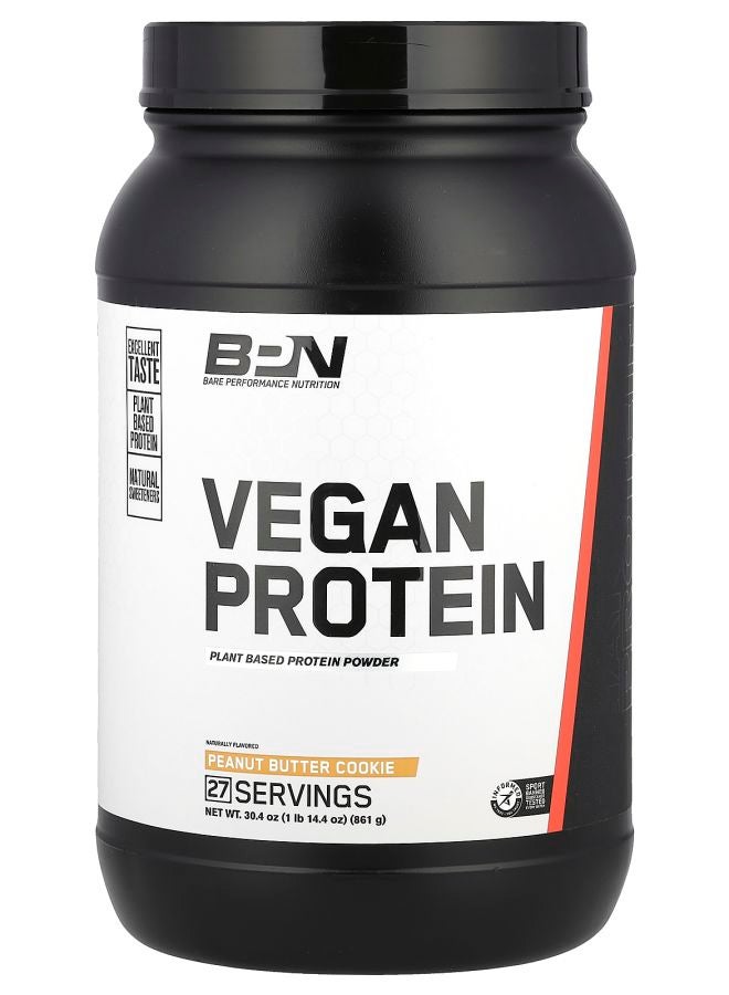 BPN Vegan Protein Peanut Butter Cookie 1 lb 14.4 oz (861 g) - Image 1