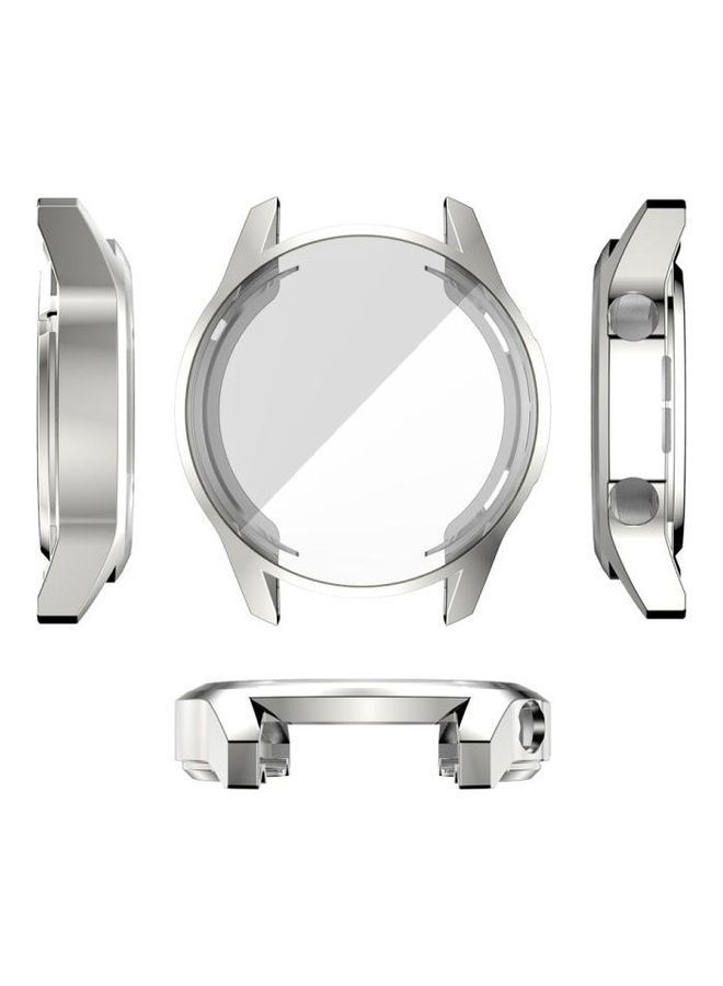 NIBEMINENT TPU All Inclusive Watch Case For Huawei GT2 46mm Silver - Image 4